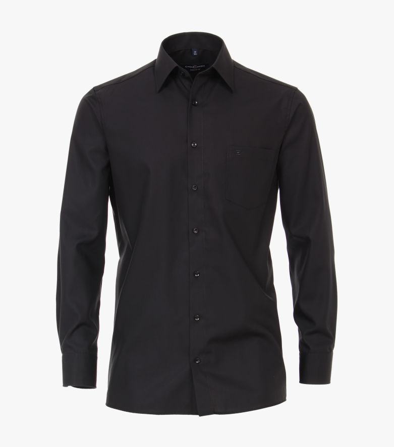 Business-Hemden Langarm schwarz Casa Moda